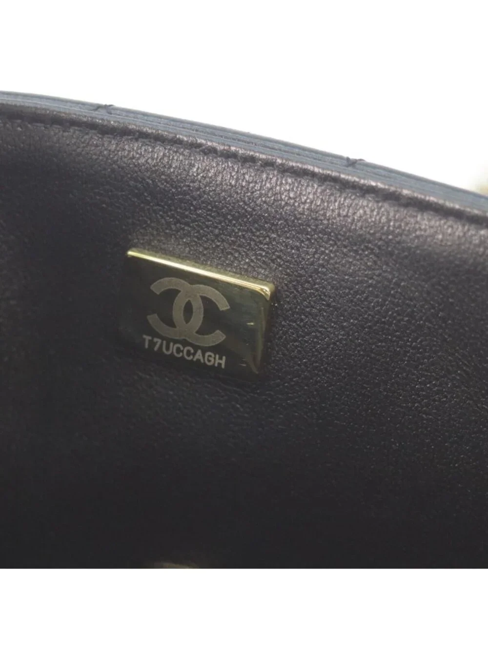 Chanel Black Rum Gold Mini Quilted 20 Chain Shoulder Bag